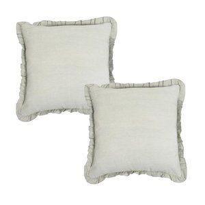 Linen Pillow Cover (2 pack)- Delilah Throw Pillow